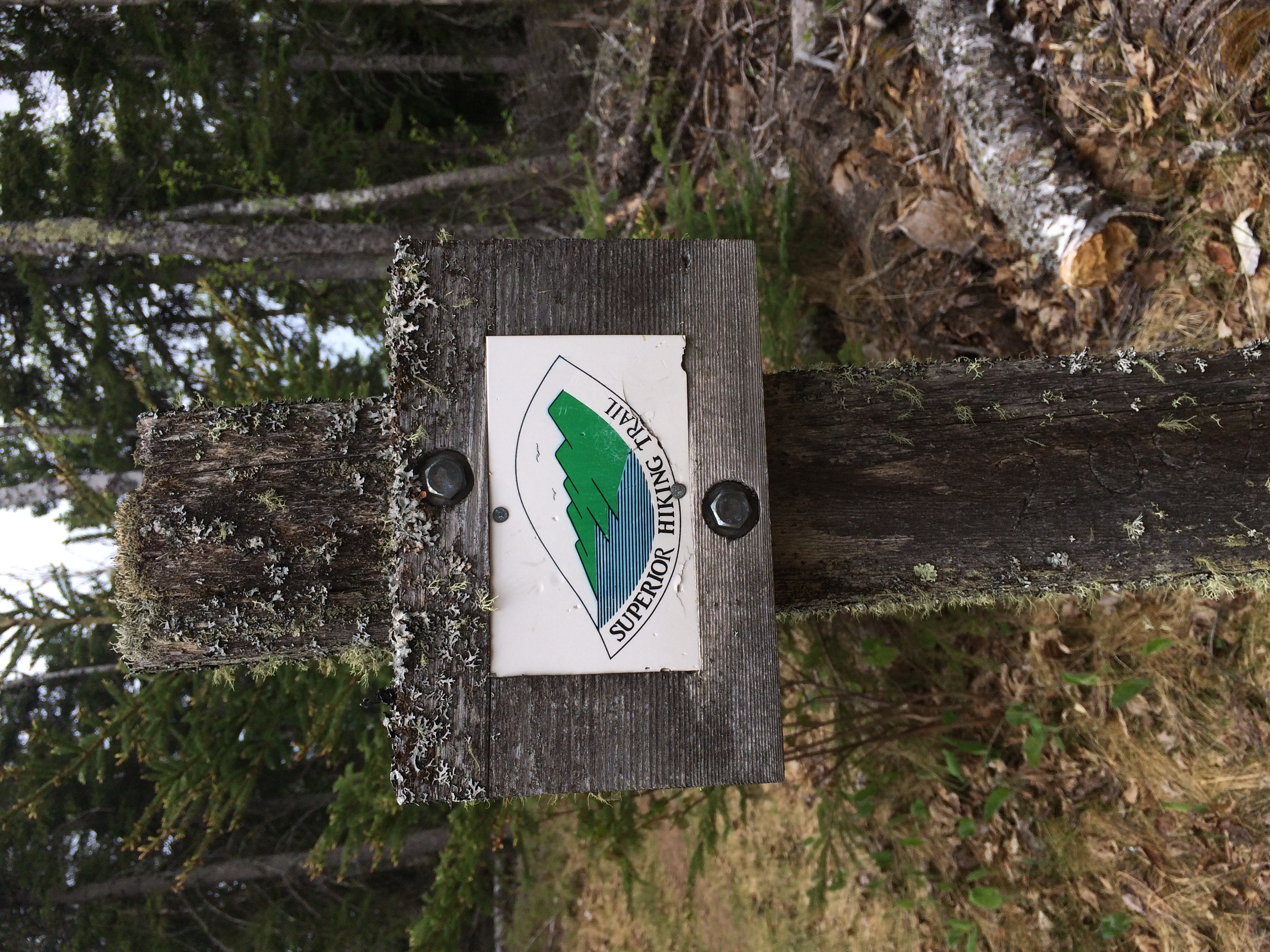 Superior Hiking Trail Marker